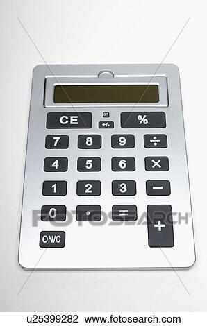 Stock Image - Silver calculator. Fotosearch