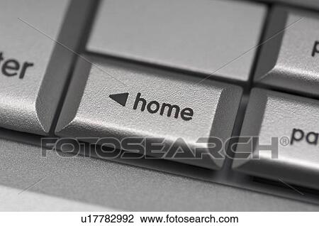 Silver computer keyboard, close-up of Home key View Large Photo Image Stock Image - Silver computer keyboard, close-up of Home key. Fotosearch