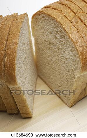 Sliced bread, close-up View Large Photo Image Stock Image - Sliced bread, close-up. Fotosearch