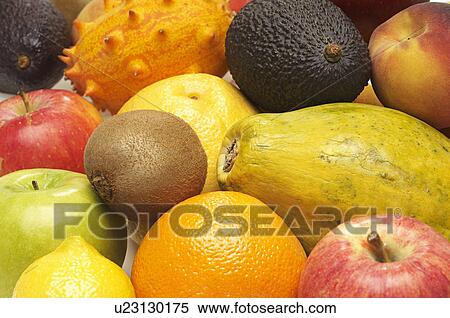 Variety of fruits View Large Photo Image Stock Photography - Variety of fruits. Fotosearch
