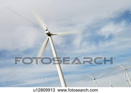 Wind turbines at wind farm View Large Photo Image Stock Image - Wind turbines at wind farm. Fotosearch