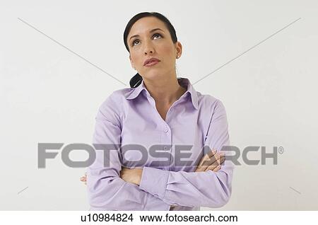 Woman with Arms Crossed View Large Photo Image Picture - Woman with Arms Crossed. Fotosearch
