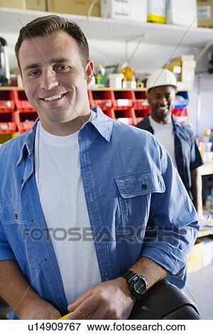 Workmen in a Shop View Large Photo Image Stock Photo - Workmen in a Shop. Fotosearch