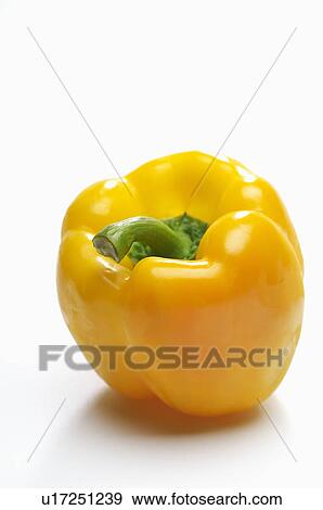 Stock Photo - Yellow bell pepper. Fotosearch