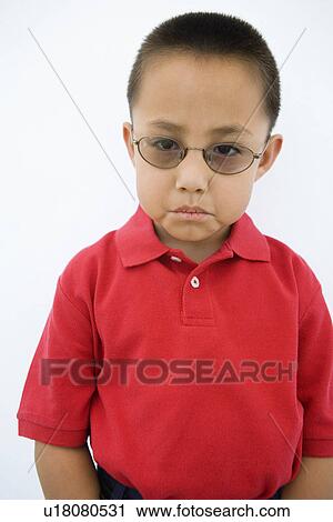 Young Boy Frowning View Large Photo Image Stock Image - Young Boy Frowning. Fotosearch