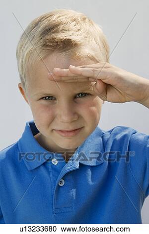 Young Boy Saluting View Large Photo Image Stock Image - Young Boy Saluting. Fotosearch