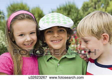 Stock Photo - Young Friends. Fotosearch