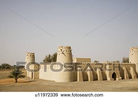 Al Ain, UAE, Al Jahli Fort in Al Ain View Large Photo Image Stock Photo - Al Ain, UAE, Al Jahli Fort in Al Ain. Fotosearch