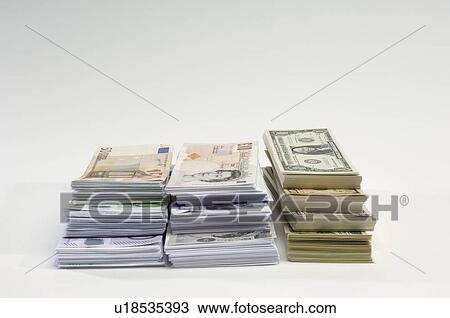 American, British and Euro paper currency View Large Photo Image Stock Image - American, British and Euro paper currency. Fotosearch