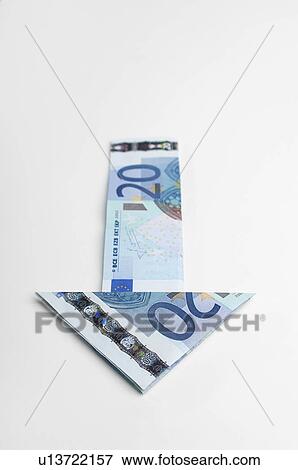 Stock Photo - Arrow Made of Money. Fotosearch