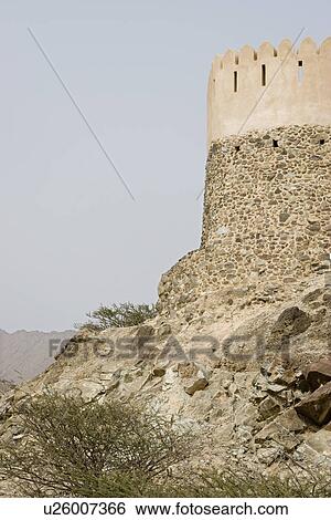 Bidyah, UAE, two watchtowers overlooking Al Bidyah Mosque built in 1446 View Large Photo Image Stock Photograph - Bidyah, UAE, two watchtowers overlooking Al Bidyah Mosque built in 1446. Fotosearch