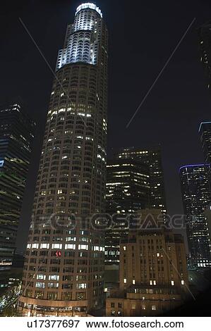Business District, California, night shot View Large Photo Image Stock Photo - Business District, California, night shot. Fotosearch