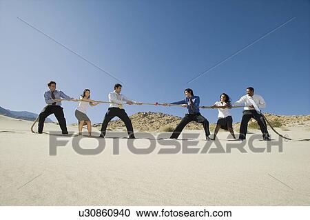 Business People Playing Tug of war in the Desert View Large Photo Image Stock Image - Business People Playing Tug of war in the Desert. Fotosearch