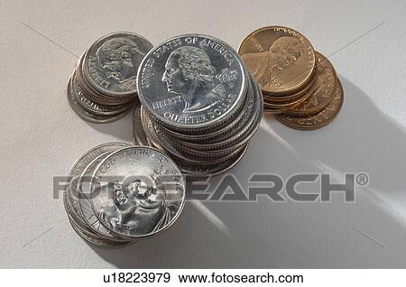 Stock Photo - Coins. Fotosearch