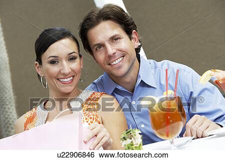 Couple in a Cafe View Large Photo Image Stock Photograph - Couple in a Cafe. Fotosearch
