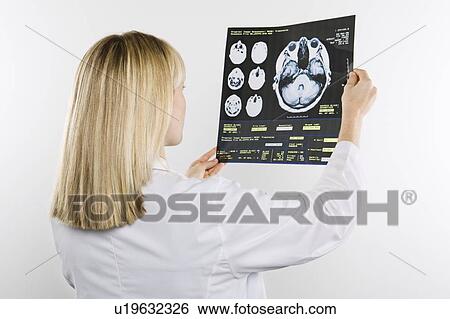 Stock Photograph - Doctor with xray. Fotosearch