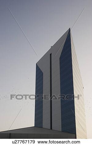 Stock Photo - Dubai, UAE, Architectural detail of a building in Deira.. Fotosearch