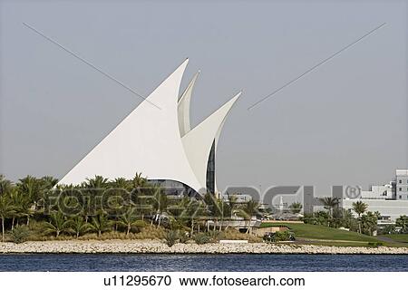 Dubai, UAE, white sails of Dubai Creek Golf & Yacht Club in Deira View Large Photo Image Stock Image - Dubai, UAE, white sails of Dubai Creek Golf & Yacht Club in Deira. Fotosearch