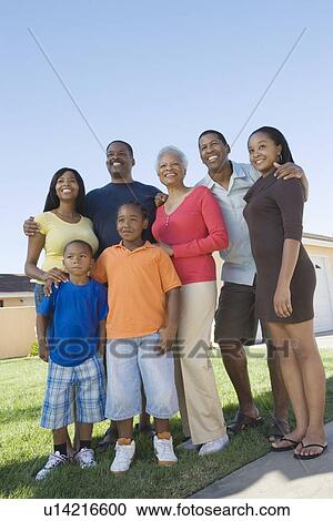 Stock Image - Family portrait. Fotosearch