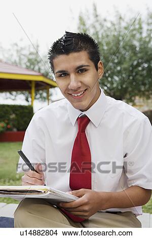 Picture - High School Student. Fotosearch
