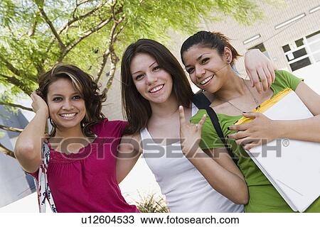 Stock Image - High School Students. Fotosearch