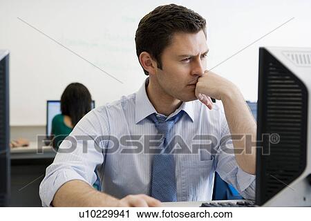 High School Teacher in Computer Lab View Large Photo Image Stock Image - High School Teacher in Computer Lab. Fotosearch