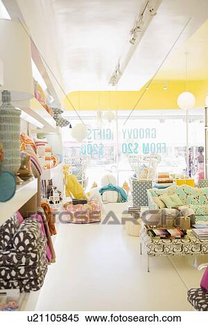 Stock Photography - Home furnishing store interior. Fotosearch