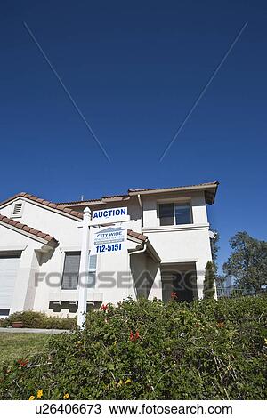 Stock Image - House for sale. Fotosearch