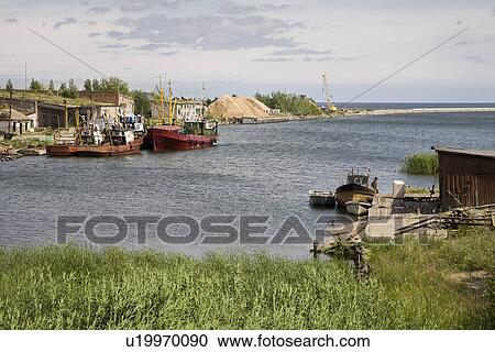 Latvian fishing village View Large Photo Image Stock Image - Latvian fishing village. Fotosearch