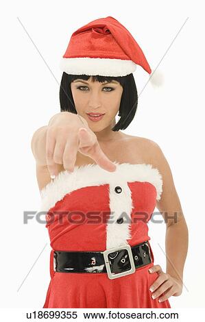 Mrs Claus pointing at camera View Large Photo Image Stock Photography - Mrs Claus pointing at camera. Fotosearch
