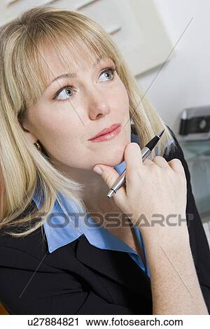 Pensive Financial Advisor View Large Photo Image Stock Image - Pensive Financial Advisor. Fotosearch