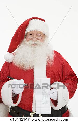 Stock Photo - Santa Claus, portrait. Fotosearch