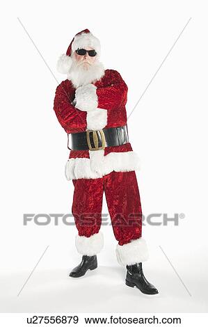 Santa Claus wearing sunglasses View Large Photo Image Stock Photo - Santa Claus wearing sunglasses. Fotosearch