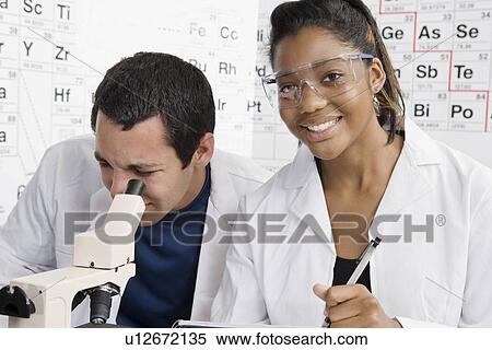 Stock Photography - Science Students. Fotosearch