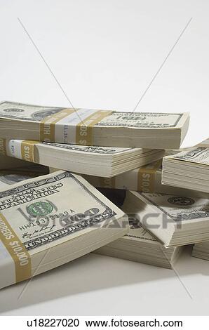 Stack of US Currency View Large Photo Image Stock Image - Stack of US Currency. Fotosearch