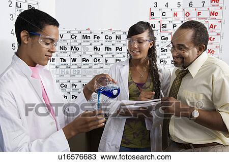 Teacher and Students in Science Class View Large Photo Image Stock Image - Teacher and Students in Science Class. Fotosearch