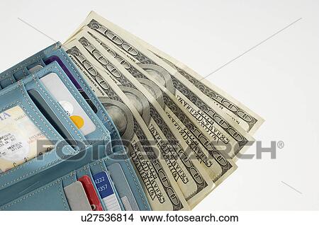 Picture - Wallet Full of Money. Fotosearch