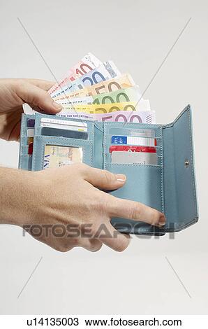 Stock Image - Wallet Full of Money. Fotosearch