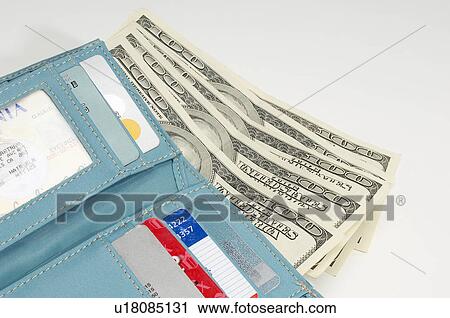 Stock Image - Wallet Full of Money. Fotosearch
