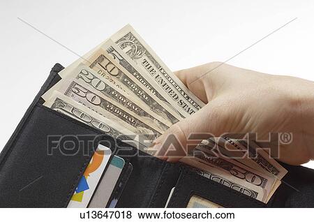 Stock Photo - Wallet Full of Money. Fotosearch