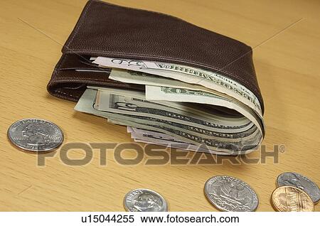Stock Photography - Wallet Full of Money. Fotosearch