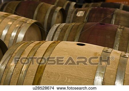 Wine barrels in storage, Santa Maria, California View Large Photo Image Picture - Wine barrels in storage, Santa Maria, California. Fotosearch