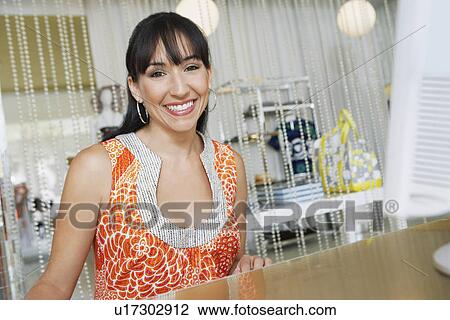 Stock Image - Young Woman. Fotosearch