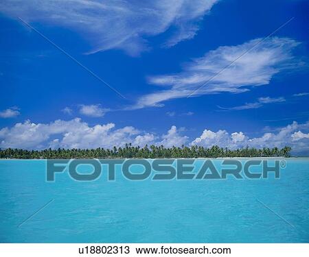 Stock Image - Bora Bora Island, Tahiti. Fotosearch