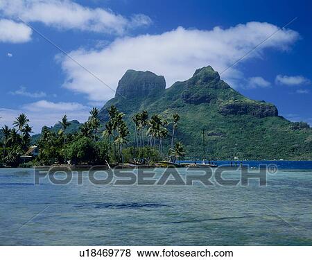 Stock Photo - Bora Bora Island, Tahiti. Fotosearch