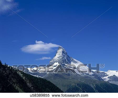 Stock Photography - Matterhorn, Zermatt, Valais, Switzerland. Fotosearch