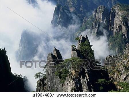 Stock Photo - Mount Huangshan, Anhui Province, China. Fotosearch