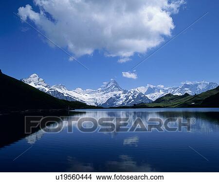 Picture - Schreckhorn, Grindelwald, Bern, Switzerland. Fotosearch