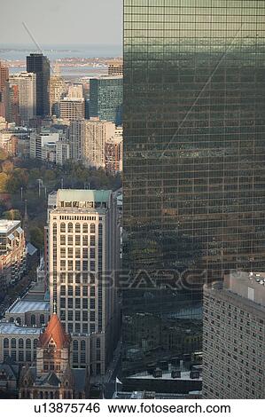 Stock Photograph - Aerial view of Boston, Massachusetts, USA. Fotosearch