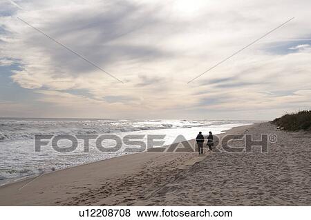 Stock Photo - Amagansett Beach, The Hamptons, New York. Fotosearch